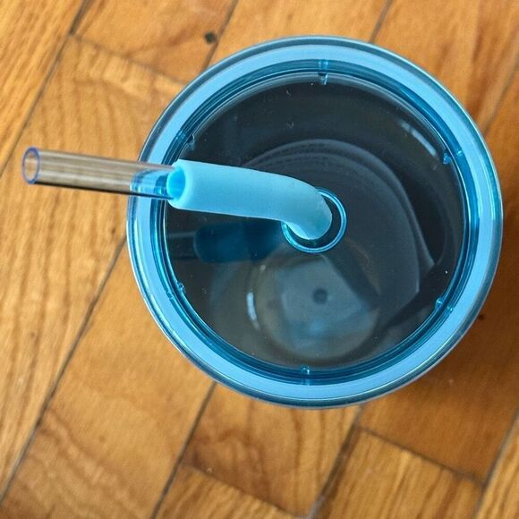 Starbucks Insulated Tumbler NEW Summer 2024 Iridescent Top With Straw 24 oz Merm - Picture 3 of 5